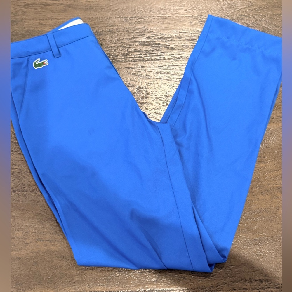 Lacoste Men's Vibrant Blue Chinos